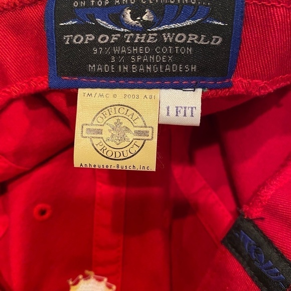 Budweiser Hat Beer Baseball Cap Drinking Dad Gift For Him King of Beers Logo Hat - Picture 7 of 9